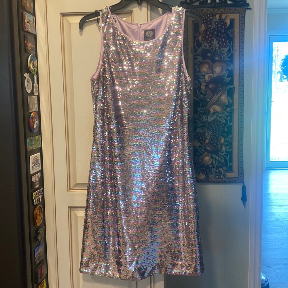 💃 Vince Camuto Sequin Mini Party Dress NWT Size 10